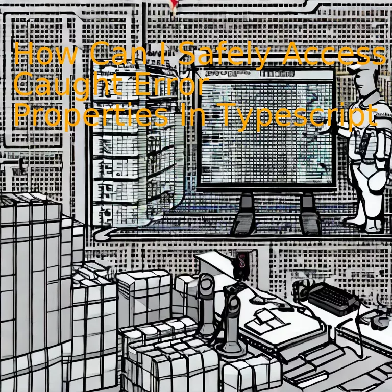 How Can I Safely Access Caught Error Properties In Typescript