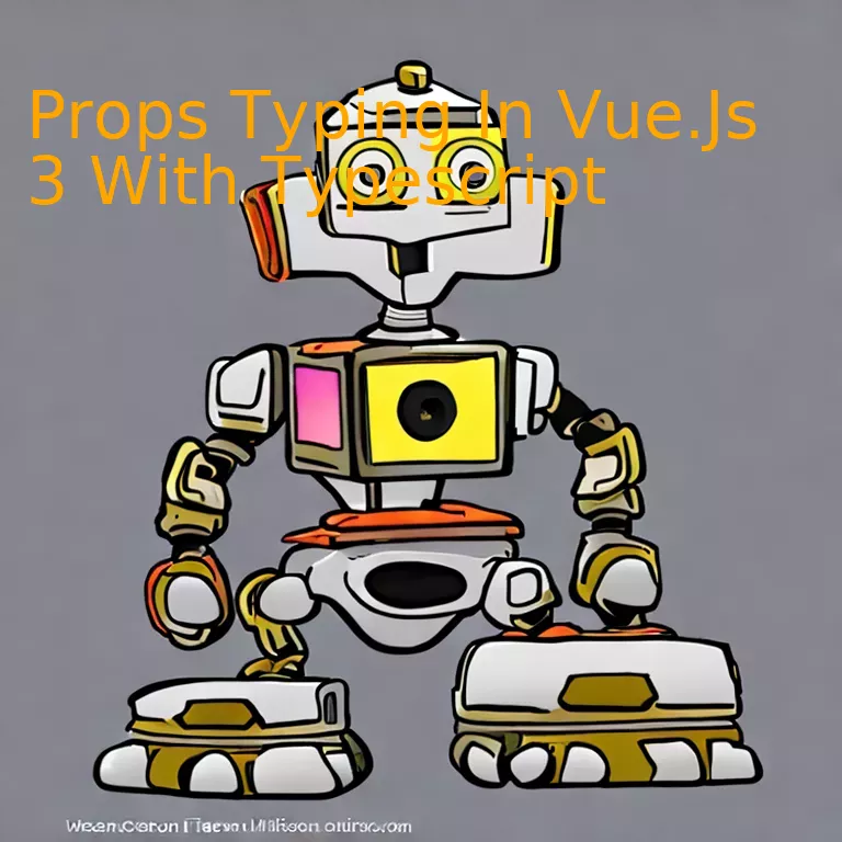 Props Typing In Vue.Js 3 With Typescript