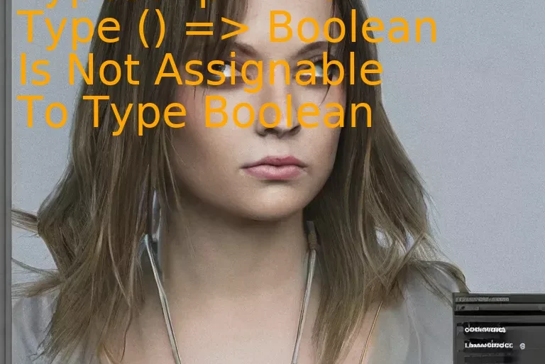 Typescript Error: Type () => Boolean Is Not Assignable To Type Boolean