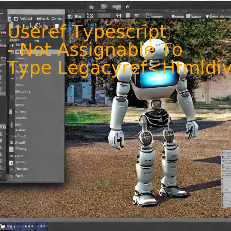 Useref Typescript - Not Assignable To Type Legacyref<Htmldivelement></noscript>” width=”300″/></center></p>
<div id=