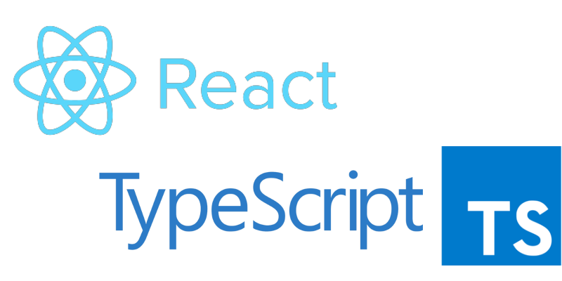 React and TypeScript logos - Using React with Typescript