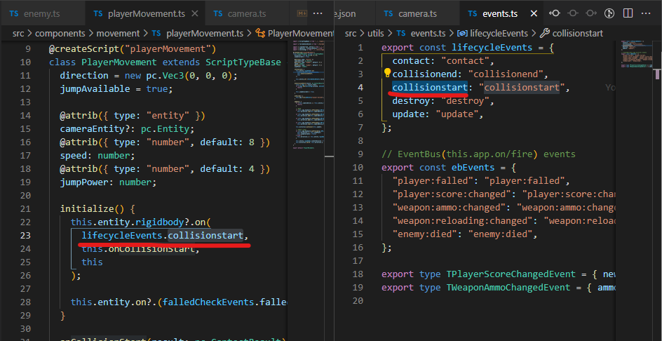 TypeScript code example - Example/template project with typescript - Help & Support ...
